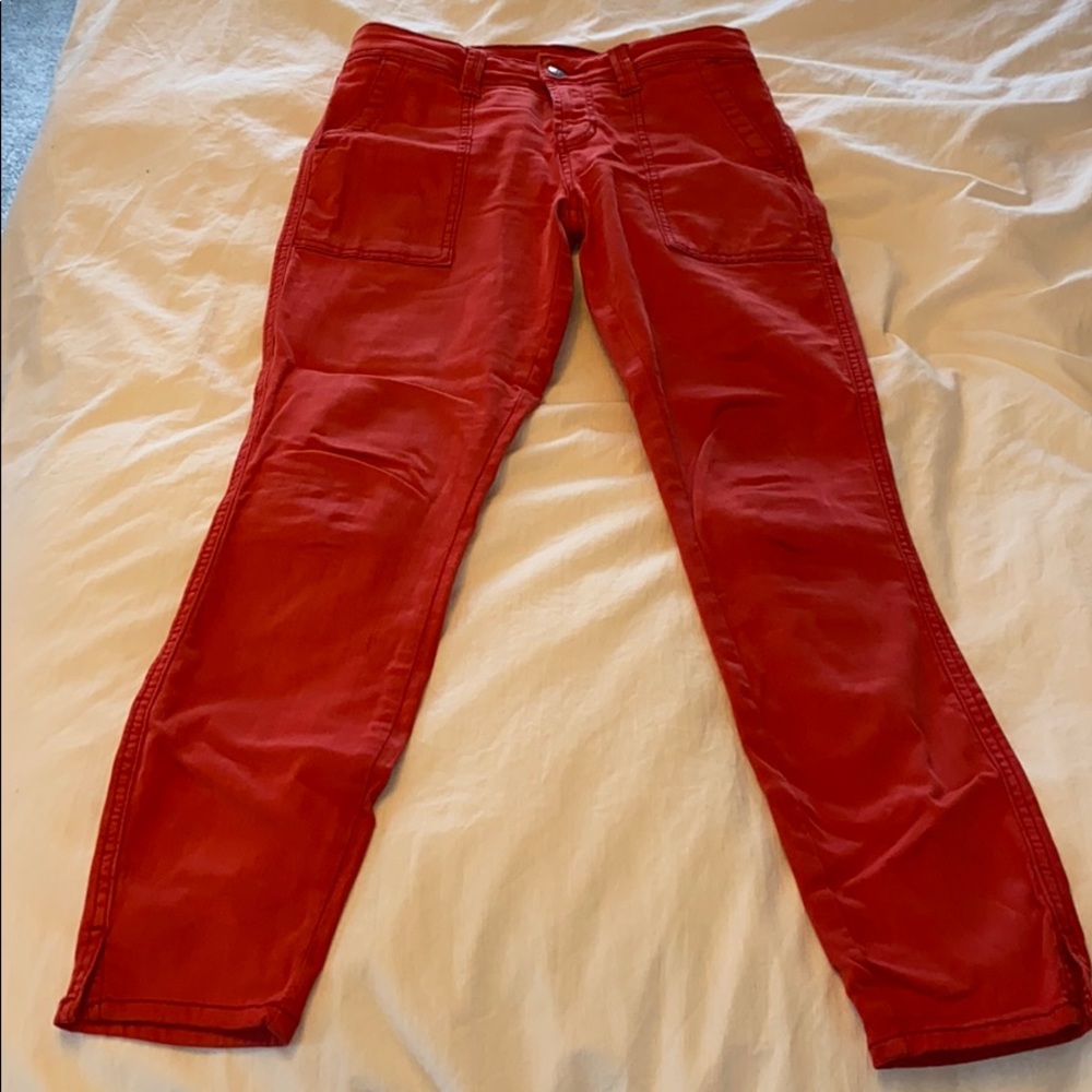 Coral stretch jeans by Cosmic Blue Love